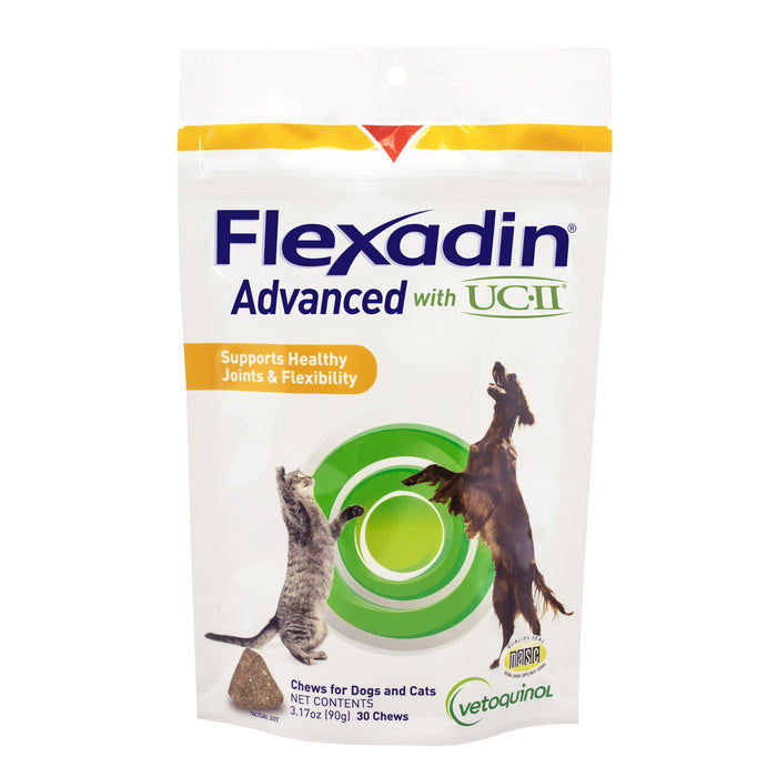 Flexadin Advanced Chews with UC-II Joint Supplement for Dogs & Cats