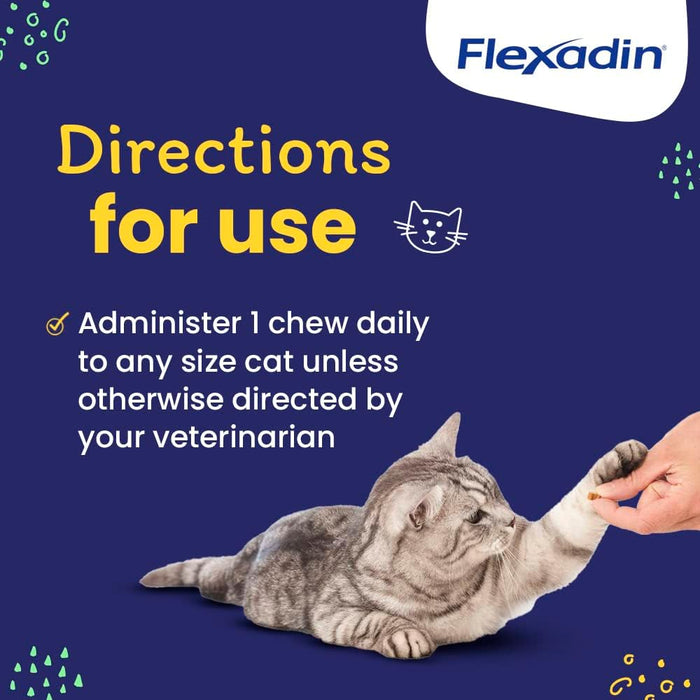 Flexadin Cat Chews with UC-11 for Joint Support, 30 ct