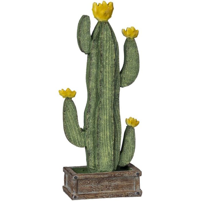 Tabletop Cactus with Yellow Blooms - Jeffers - Home Goods & Gifts > Home Decor and Candles for Home Improvement