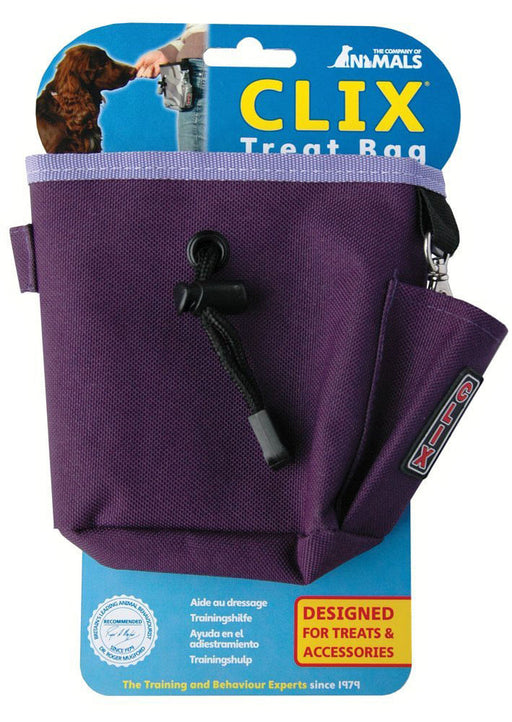 CLIX Dog Training Treat Bag - Purple  