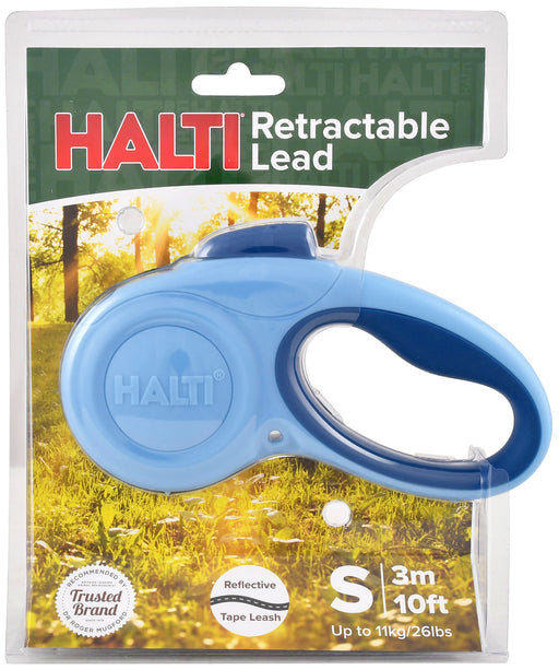 Halti Blue Retractable Lead - Small Blue Retractable Lead  