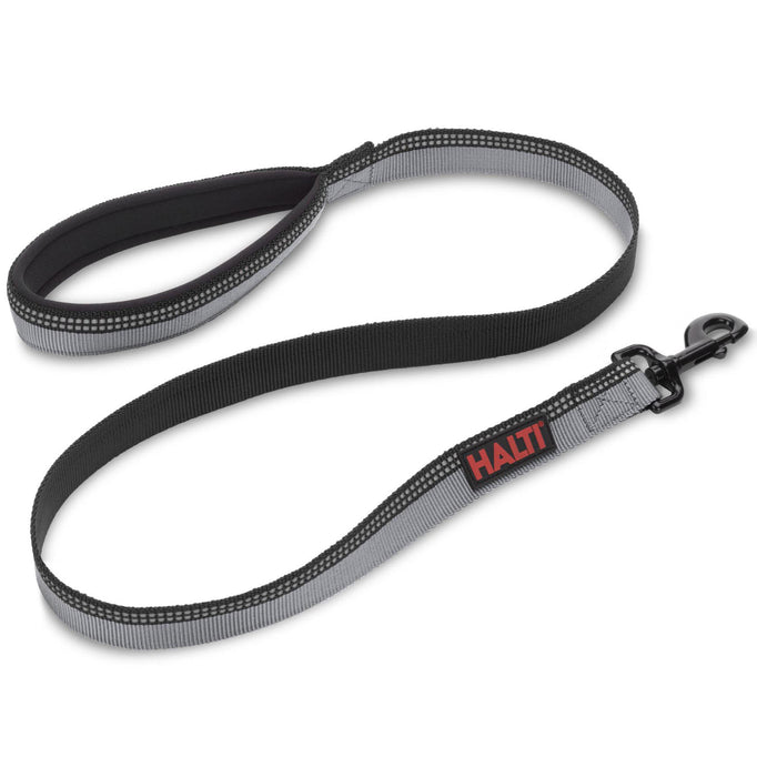 Halti 4' Walking Lead, Black/Gray - Halti Walking Lead, 4 ft, Black/Gray, Small  