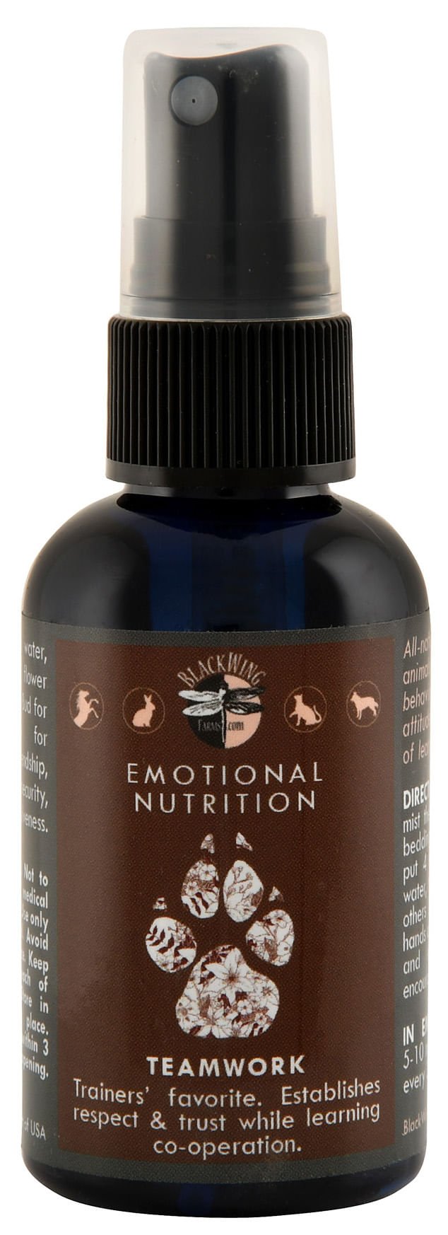 Productos de la marca BlackWing Farms para caballos, perros y gatos