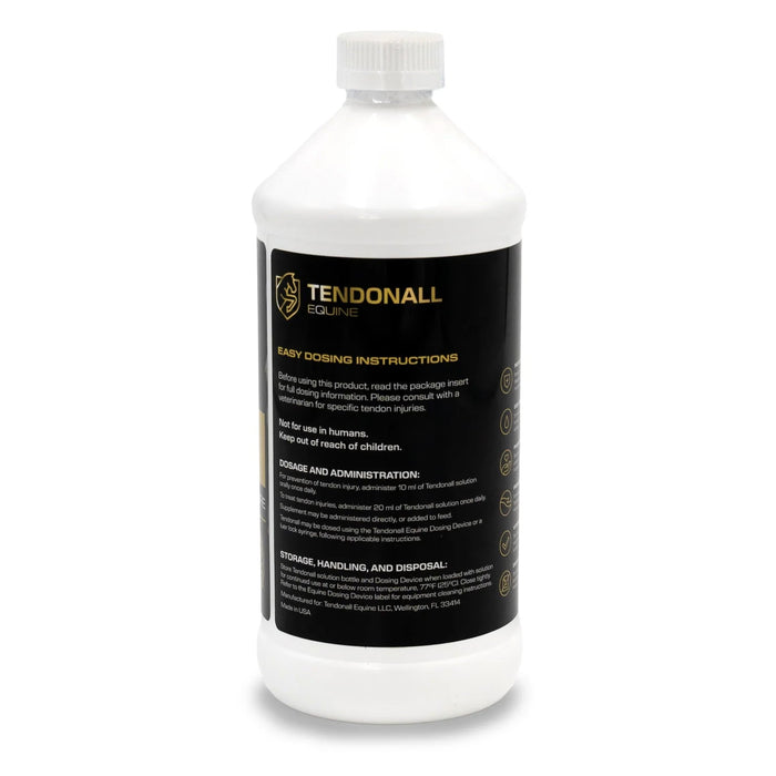 Tendonall Equine Oral Tendon & Ligament Care Oral Supplement - TELA - 32 oz - Clear - None - 3