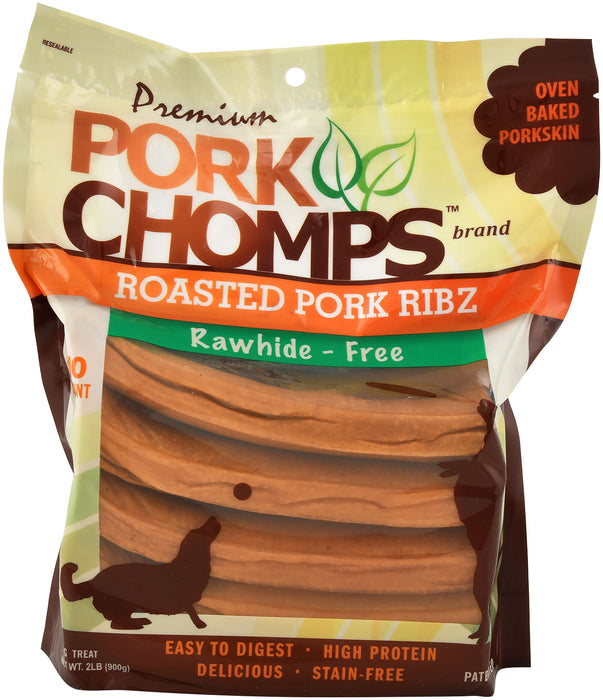 Pork Chomps Premium Roasted Pork Ribz -   