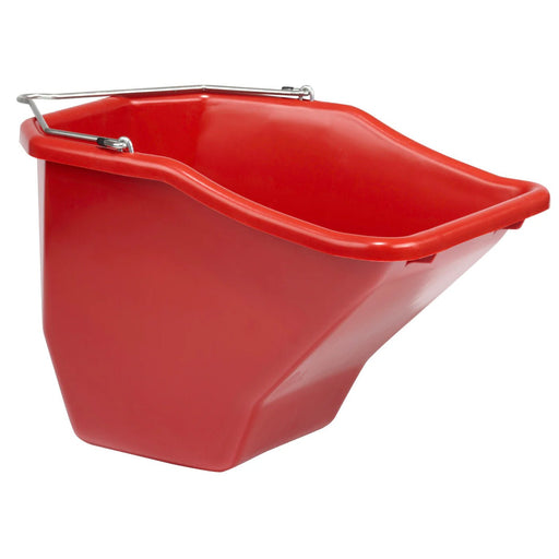The Better Bucket – 2.5 & 5 Gallon Horse and Cattle Feeder, Ergonomic Feed - DLGT2 - 2.5 Gallons (10 Quarts) - Red - 1