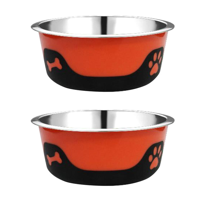 ThermoCool Insulated Pet Bowl - NP22C-2 - Red - 8 oz - 2 - 13