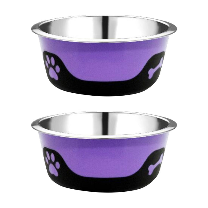 ThermoCool Insulated Pet Bowl - NP22L-2 - Purple - 8 oz - 2 - 15