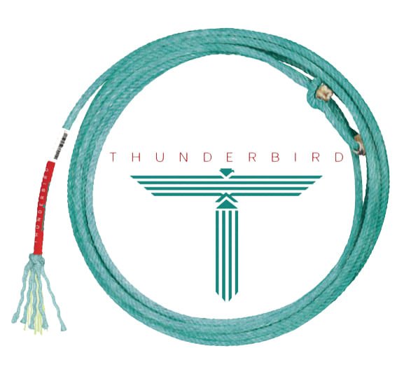 Thunderbird Heel Rope, Aqua, 36' - Jeffers - Horse Supplies > Riding Apparel & Accessories > Ropes & Roping Equipment