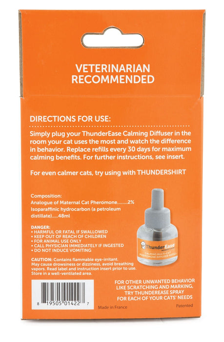 ThunderEase Multi - Cat Diffuser Refill - Jeffers - Animal & Pet Supplies > Pet Training Aids