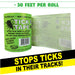 Tick Tape, Double-Sided Insect Barrier, 30 ft - B2F1 - Green - 1 Roll - 2