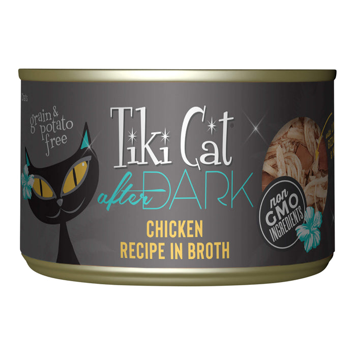 Tiki Cat After Dark Wet Cat Food, Chicken - 2PUR - 5.5oz, 8 ct - Chicken - 3