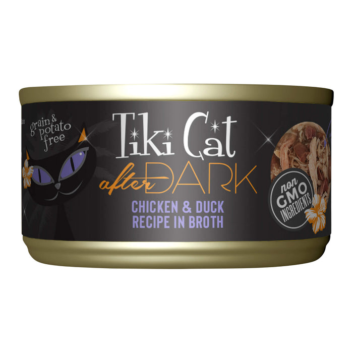 Tiki Cat After Dark Wet Cat Food, Chicken & Duck - 2PU9 - 2.8oz, 12 ct - Chicken & Duck - 1