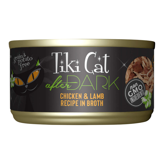 Tiki Cat After Dark Wet Cat Food, Chicken & Lamb - 2PUC - 2.8oz, 12 ct - Chicken & Lamb - 1