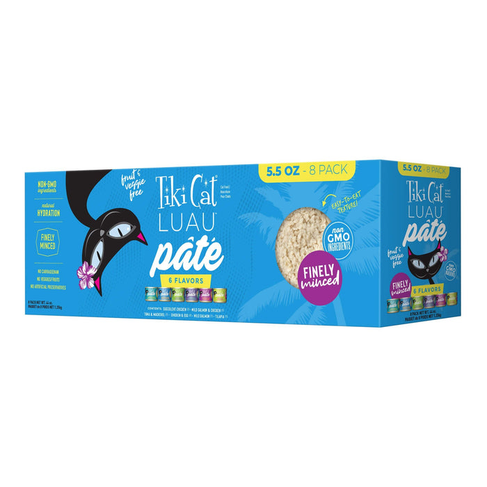Tiki Cat Luau Pâté Wet Cat Food, Variety Pack - 2PVT - 5.5oz, 8 ct - 3