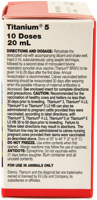 Titanium 5 - Jeffers - Animal Health & Wellness > Vaccines