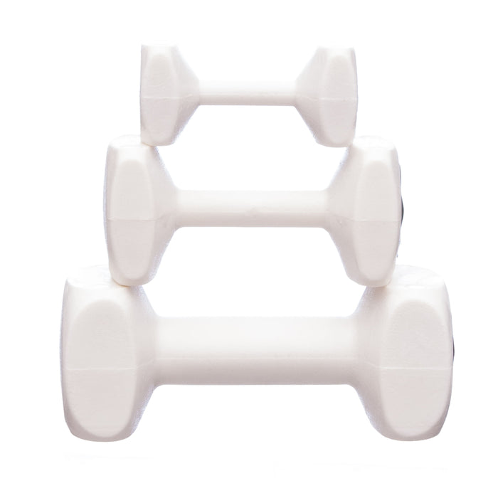 Enrych Training Dumbbells, White - Large Training Dumbbell  