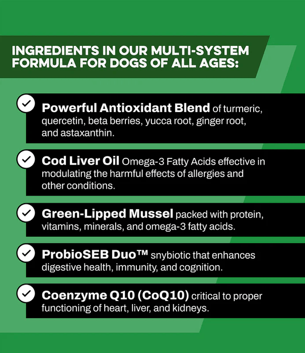 Total K9 Health Supplement for Dogs of All Ages - OGAK - 1 lb - 10