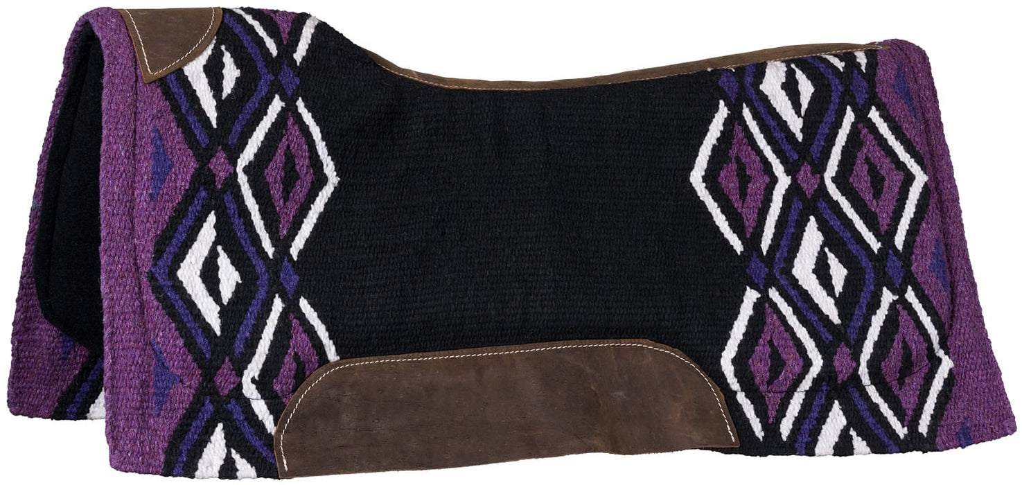 Tough 1 Contoured Wool Pachanga Saddle Pad, 34' x 36' - Jeffers - Horse Supplies > Horse Tack > Saddle Pads & Blankets