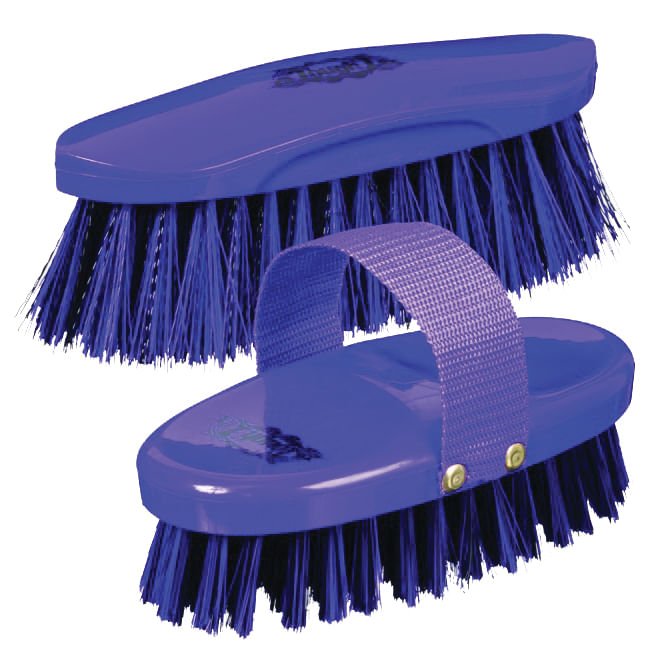 Tough1 Horse Head Shaped Grooming Curry - Fun Blue Polymar Tool For Removing Mud & Loose Hair