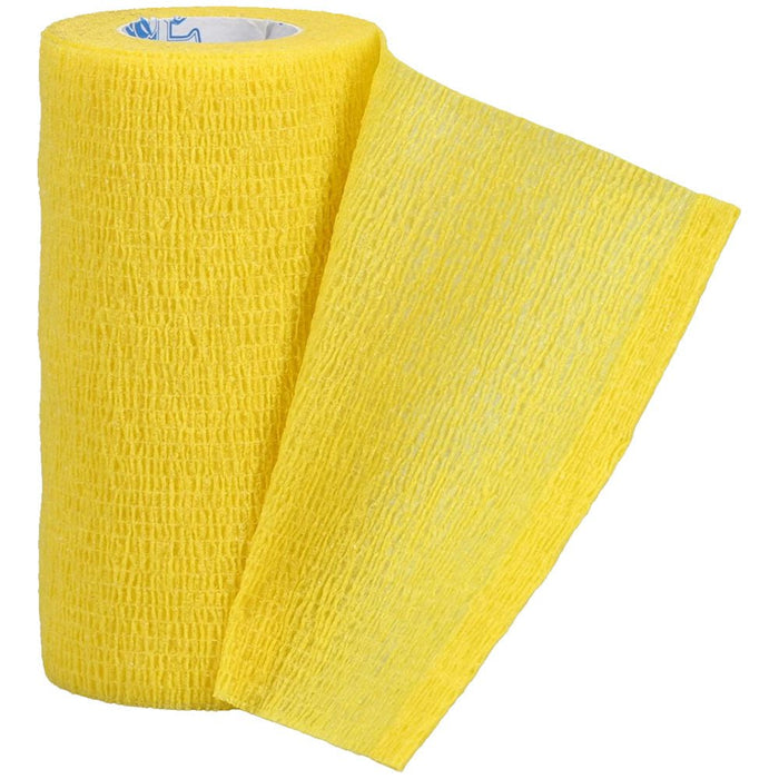 Tough Flex Cohesive Vet Bandages, 4 pk - JTI11L - Yellow - 4pk - 11