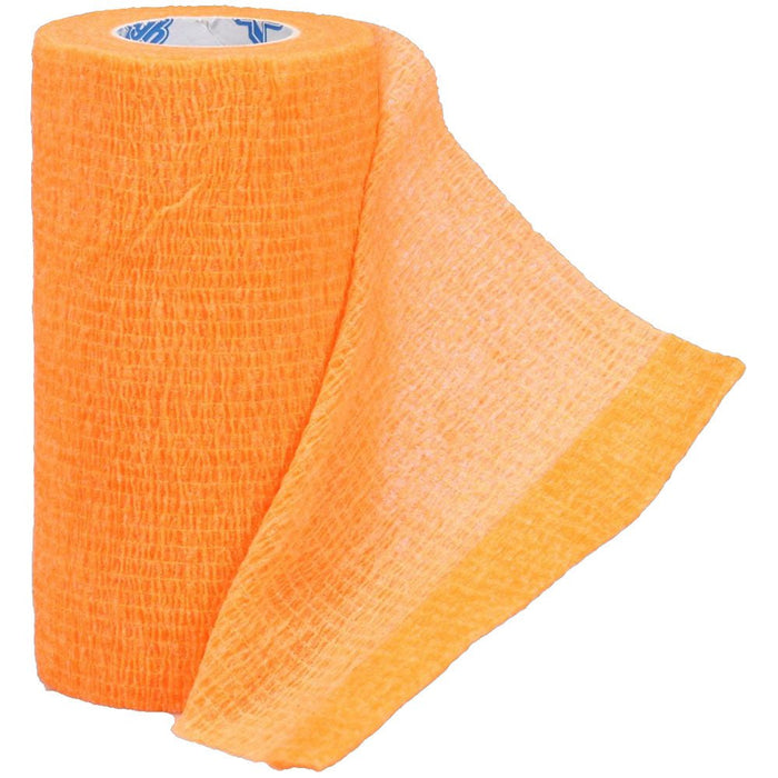 Tough Flex Cohesive Vet Bandages, 4 pk - JTI11N - Orange - 4pk - 17