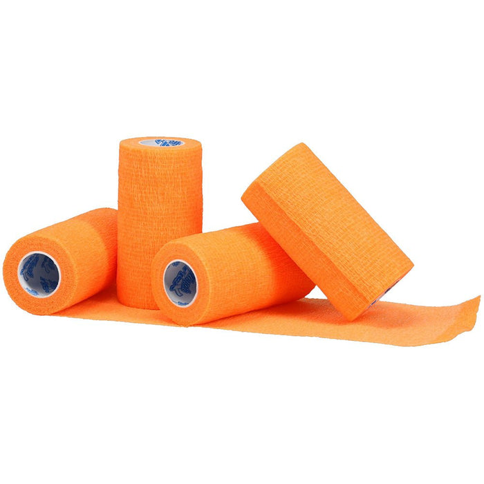 Tough Flex Cohesive Vet Bandages, 4 pk - JTI11N - Orange - 4pk - 18