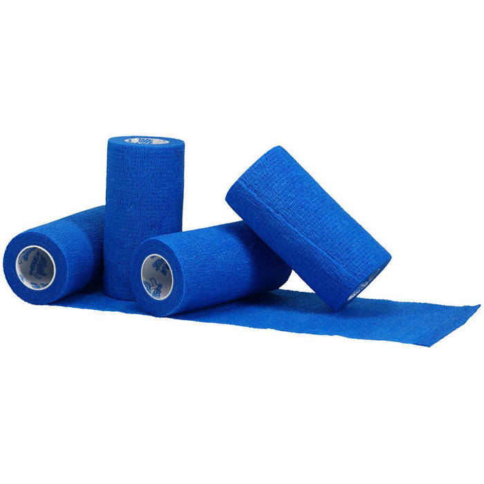 Tough Flex Cohesive Vet Bandages, 4 pk - JTI11P - Blue - 4pk - 21