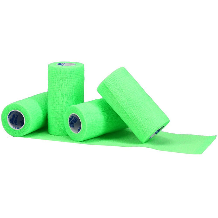 Tough Flex Cohesive Vet Bandages, 4 pk - JTI11Q - Neon Green - 4pk - 24