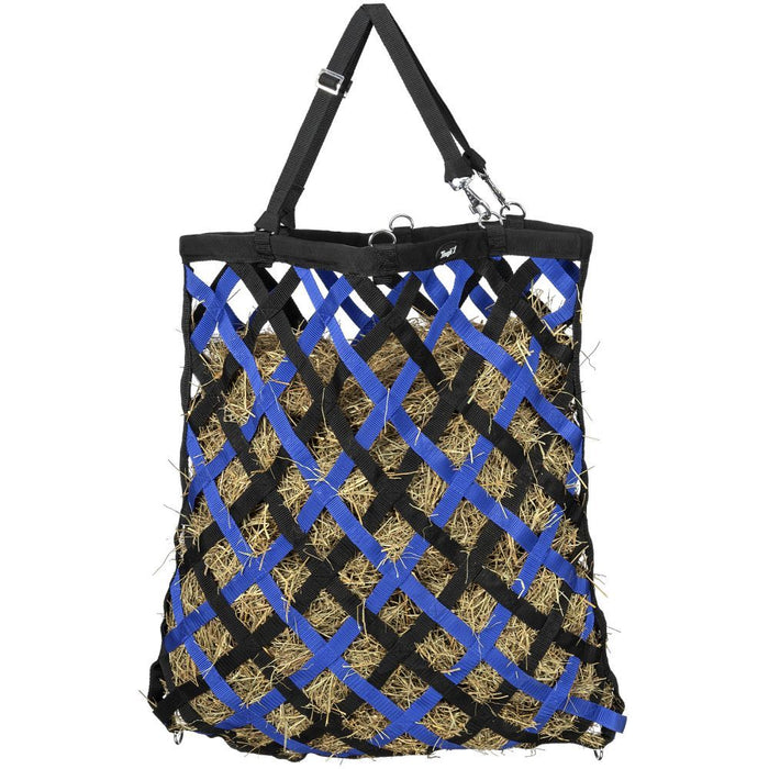 Tough1 Diamond Web Hay Feeder - JTI11F - Black & Blue - 3