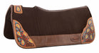 Tough1 Hand Painted Paisley Contoured Felt Saddle Pad - Jeffers - Horse Supplies > Horse Tack > Saddle Pads & Blankets