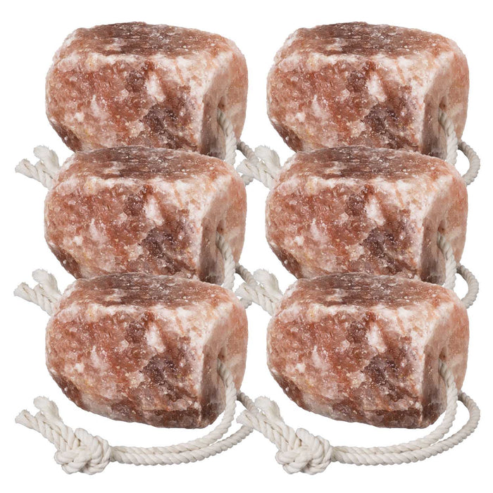 Tough1 Himalayan Rock Salt on Rope - JTI4M - 4lb - 6 pk - 4