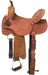 Tough1 Medina Buckstitch Roughout Barrel Saddle - Jeffers - Horse Supplies > Horse Tack > Saddles