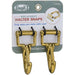 Tough1 Replacement Halter Snaps, Set of 2 - JTIA1R - Brass - Single - 1