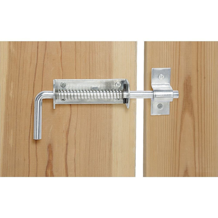 Spring Loaded Closure Gate Tough1 Spring Loaded Metal Gate Latch — Jeffers