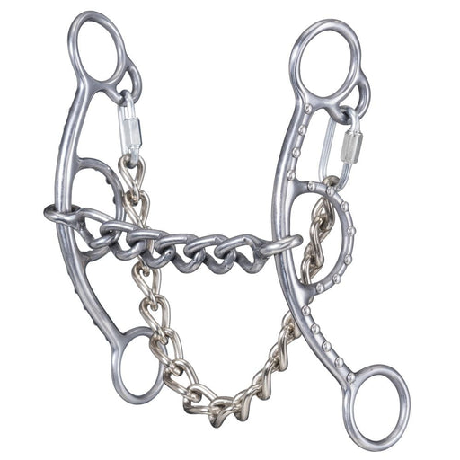 Tough1 Sweet Iron Chain Mouth Short Shank Gag Snaffle - Jeffers - Horse Supplies > Horse Tack > Bridle Bits