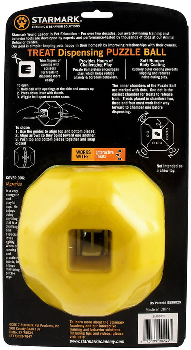 Treat Dispensing Puzzle Ball by Starmark - Jeffers - Dog Supplies > Dog Toys