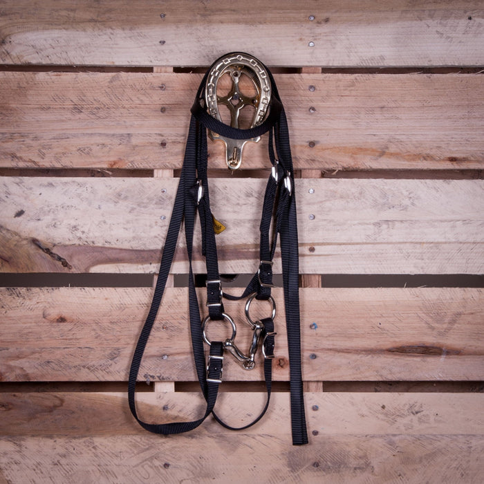 Triple E Miniature Nylon Headstall with Bit & Reins - Jeffers - Horse Supplies > Horse Tack > Bridles & Headstalls