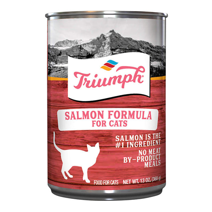 Triumph Cat Food, 13.2 oz - SUS3G - 13.2oz - Salmon - 1 - 4