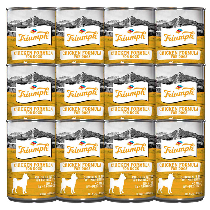 Triumph Dog Food, 13.2 oz - SUS39-12PK - 13 oz - Chicken - 12 - 9