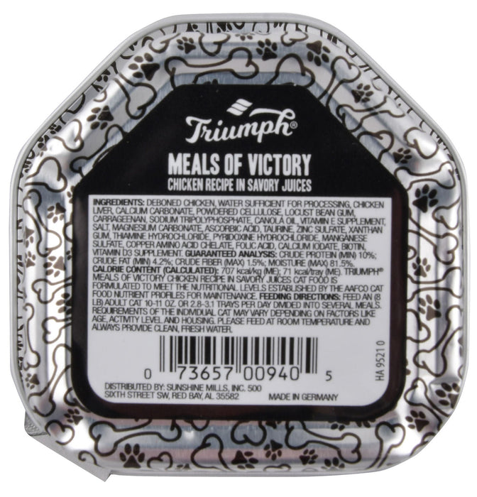 Triumph Meals of Victory, Chicken Recipe in Savory Juices Dog Food - Jeffers - Dog Supplies > Dog Food > Wet Dog Food