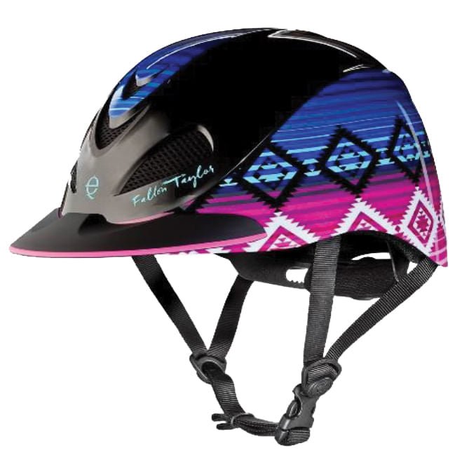 Troxel Fallon Taylor Helmet - LU1AV - Purple Geo - XSmall - 3