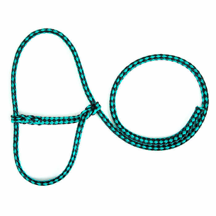 Troyer's Braided Poly Sheep Halter - TYSG - Green/Black - 10