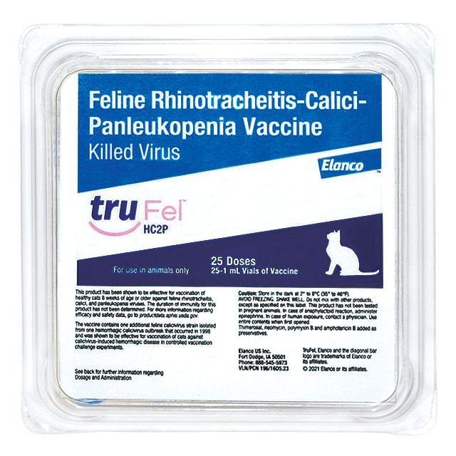 TruFel HC2P Feline Vaccine, 25 x 1 - Jeffers - Animal Health & Wellness > Vaccines