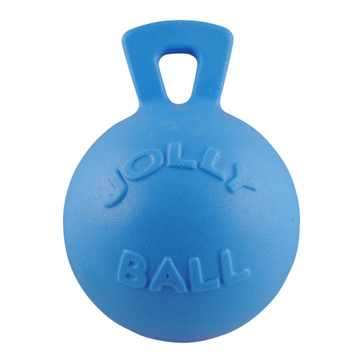 Tug - n - Toss Jolly Ball - Floating, Bouncing, Scented Dog Toy for Fetch, Water Play & Training - H7UX - 4.5" - Blueberry - 7