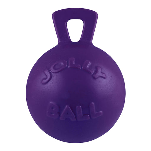 Tug - n - Toss Jolly Ball - Floating, Bouncing, Scented Dog Toy for Fetch, Water Play & Training - H7UZ - 4.5" - Purple - 6