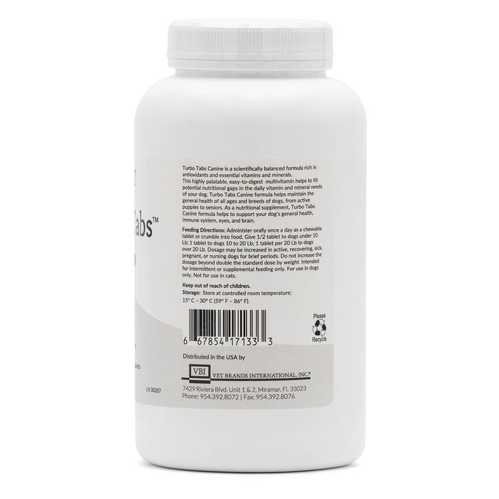 Turbo Tabs Chewable Daily Vitamins for Dogs, 180 ct - VB19 - 180 ct - 3