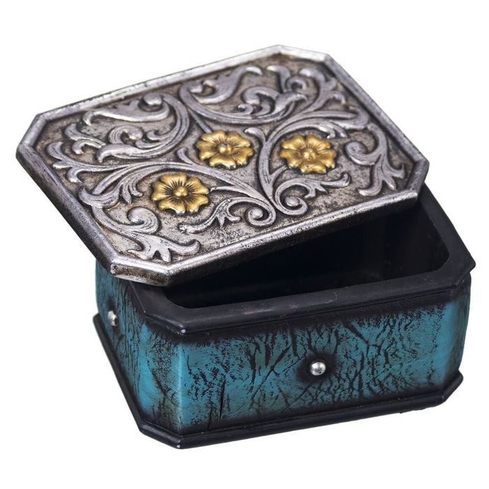 Turquoise Trinket Box - Jeffers - Home Goods & Gifts > Home Decor and Candles for Home Improvement