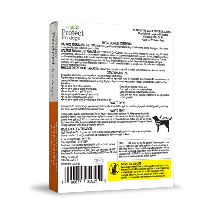 Vetality Protect for Dogs Size 3 DOSE