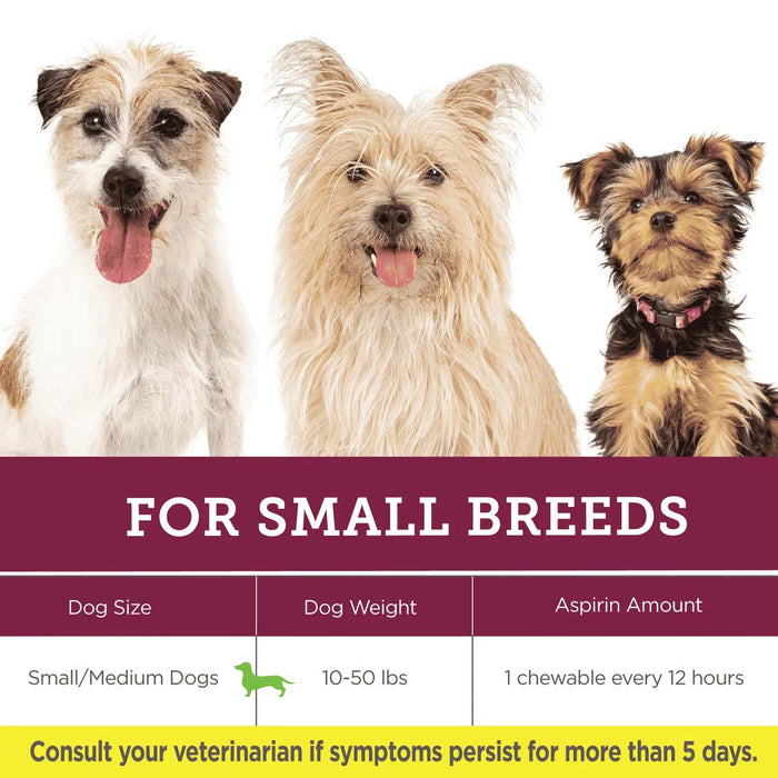 Vetality Canine Aspirin Size 120 MG